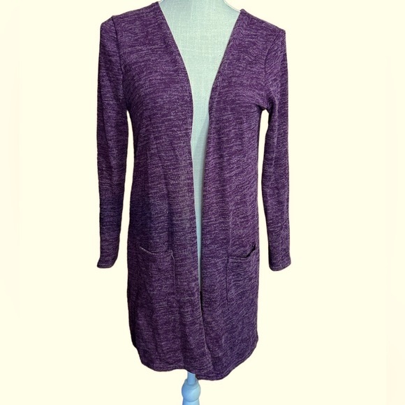 Purple Sweater Cardigan - Picture 1 of 6
